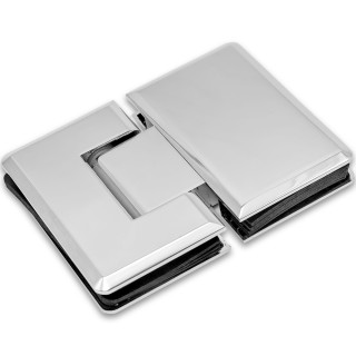 Петля Бета β FDP-22 стекло-стекло 180°, латунь/хром