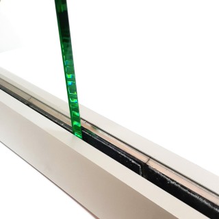 Профиль зажимной FKP-40 в сборе с крышкой, алюминий/анодированный