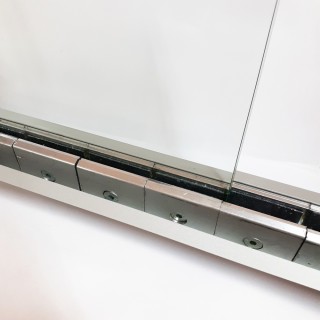 Профиль зажимной FKP-40 в сборе с крышкой, алюминий/анодированный