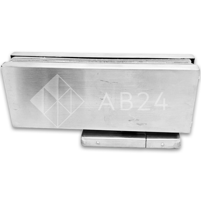 Петля с доводчиком FKD-04 нагрузка от 60 до 85 кг, нержавейка/матовый