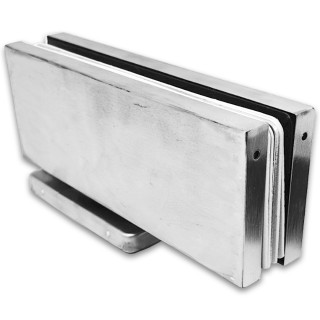 Петля с доводчиком FKD-04 нагрузка от 60 до 85 кг, нержавейка/матовый