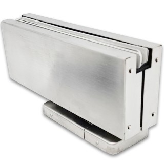 Петля с доводчиком FKD-04 нагрузка от 60 до 85 кг, нержавейка/матовый