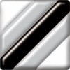 Фьюзинг квадрат DFTA 005 черно-белые полосы, 4 см