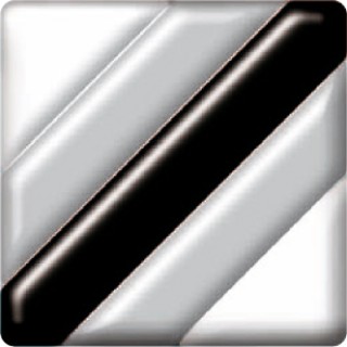 Фьюзинг квадрат DFTA 005 черно-белые полосы, 4 см