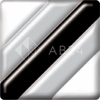 Фьюзинг квадрат DFTA 005 черно-белые полосы, 4 см