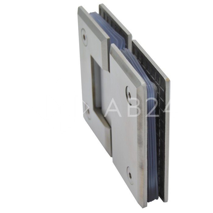 Петля Бета β FDP-22 стекло-стекло 180°, нержавейка/матовый