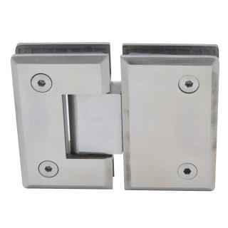 Петля Бета β FDP-22 стекло-стекло 180°, нержавейка/матовый