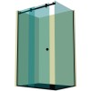 Душевая кабина угловая раздвижная DK-201P в опорном профиле