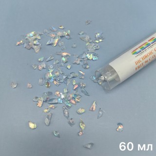 Дихроичное стекло для фьюзинга ФРИТТА System 96 СОЕ прозрачная радужная 60 мл