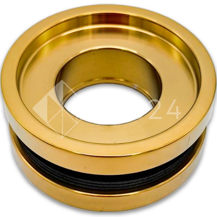 Ручка купе FDR-12, нержавейка/золото