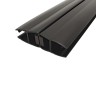 Уплотнитель ПРЕМИУМ магнитный 180° черный 2.2 м под стекло 8 мм FDPP-503.8