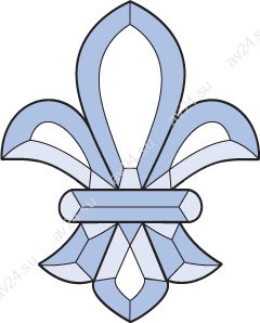 Бевелс AV75 фрамужный (7 элементов) 140 х 174 мм