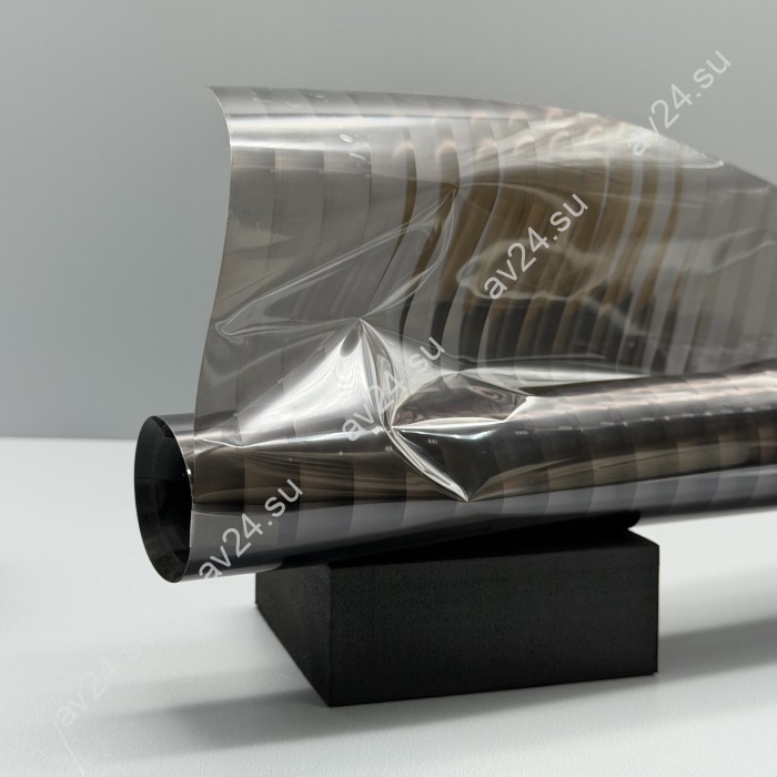 Декоративная пленка MORU графит прозрачный 1,52х5 м, шаг 12 мм