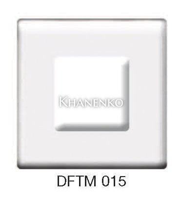 Фьюзинг квадрат DFTM 015 цвета прозрачно-белого, 6 см