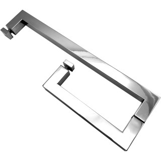 Ручка скоба FDR-72, 25x25x200x400х1.0 мм, нержавейка/полированный