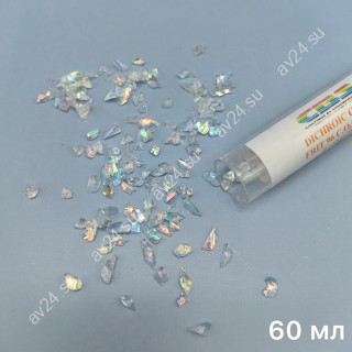 Дихроичное стекло для фьюзинга ФРИТТА System 96 СОЕ прозрачная радужная 30 мл