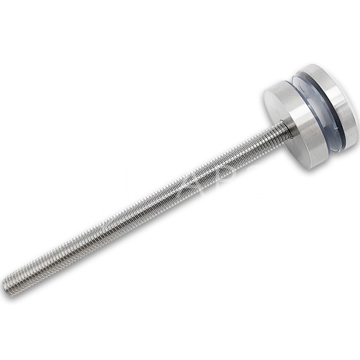 Стеклодержатель FKK-41.1, 10х10 мм Ø50 мм М12х1.75 для стекла, нержавейка/матовый