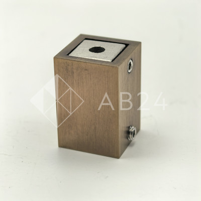 Крепление трубы FDC-60-DEF с дефектом 15х15 к стене, нержавейка/медь