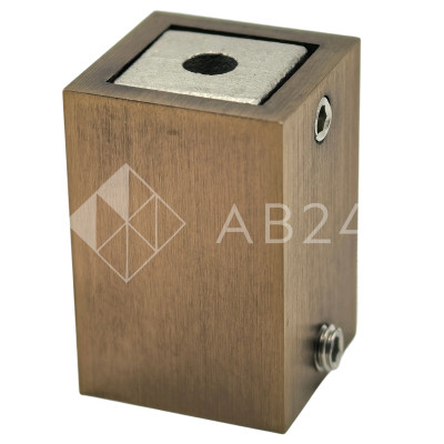 Крепление трубы FDC-60-DEF с дефектом 15х15 к стене, нержавейка/медь