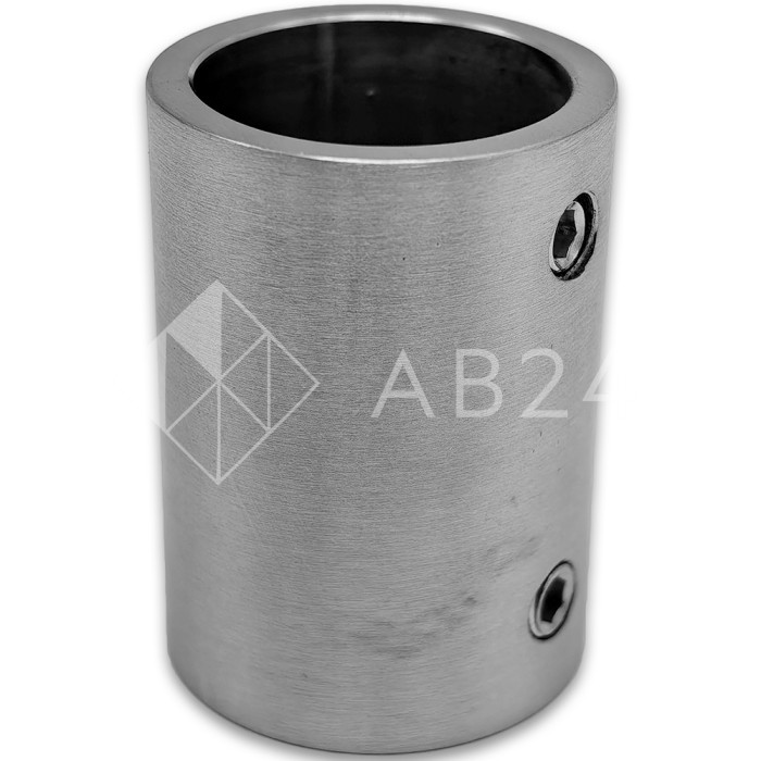 Соединитель FDC-21 трубы 19 прямой, нержавейка/матовый