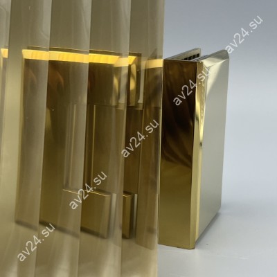 Декоративная пленка MORU бронза прозрачная 1,52х5 м, шаг 12 мм