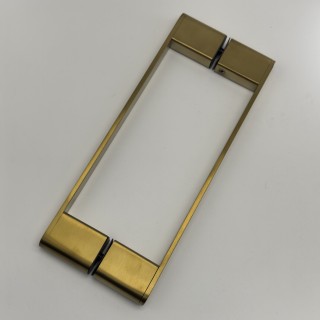 Ручка полотенцесушитель FDR-714, 5х20х260 мм, нержавейка/брашированное золото