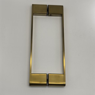 Ручка полотенцесушитель FDR-714, 5х20х260 мм, нержавейка/брашированное золото