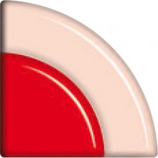 Фьюзинг трапеция DFTK 001 красно-розового, 6 см