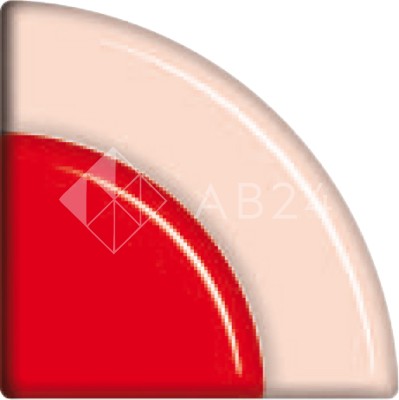 Фьюзинг трапеция DFTK 001 красно-розового, 6 см