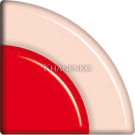 Фьюзинг трапеция DFTK 001 красно-розового, 6 см