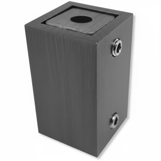 Крепление FDC-60 трубы 15х15 к стене, нержавейка/оружейная сталь