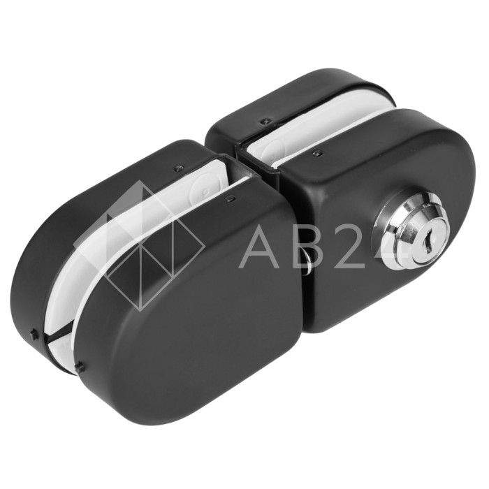 Замок зажимной FKZ-36.1 (без отверстия) ключ/защелка, черный