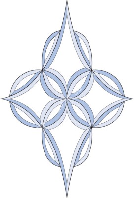 Бевелс AV244 (16 элементов) 360 х 530 мм