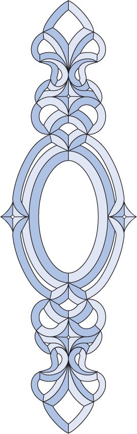 Бевелс AV336 (29 элементов) 302 х 957 мм