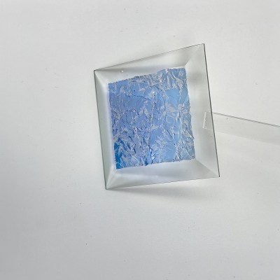 Бевелс AV19 дихроичный квадрат 76 х 76 мм голубой мороз