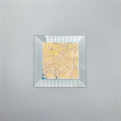 Бевелс AV19 дихроичный квадрат 76 х 76 мм голубой мороз