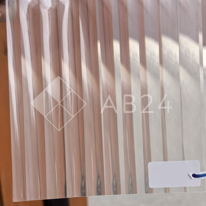 Декоративная пленка MORU прозрачная 152х500 см, шаг 12 мм