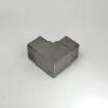 Отвод FOP-40p.07 для поручня с пазом для трубы 40*40мм, GRIT 600, нержавейка/матовый