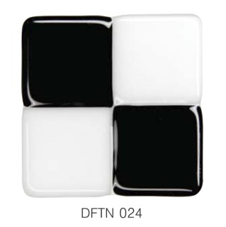 Фьюзинг квадрат DFTN 024 черно-белого цвета, 6 см