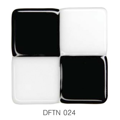 Фьюзинг квадрат DFTN 024 черно-белого цвета, 6 см
