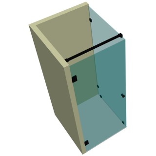 Душевая кабина угловая DK-203K на коннекторах