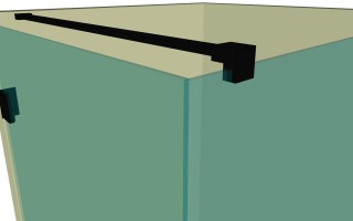 Душевая кабина угловая DK-203K на коннекторах