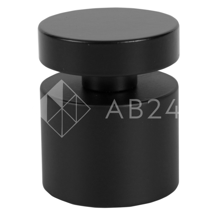 Стеклодержатель FKK-42.1, 10х30 мм Ø40 мм М12x1.75 для стекла, нержавейка/черный