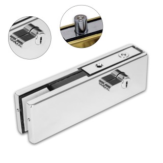 Замок FKZ-39 с круглым ригелем ключ/ключ, нержавейка/полированный