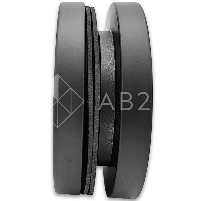 Ручка купе FDR-13, нержавейка/черный