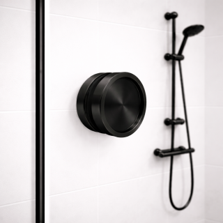 Ручка купе FDR-13, нержавейка/черный