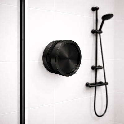 Ручка купе FDR-13, нержавейка/черный