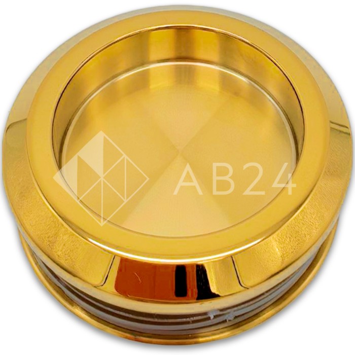 Ручка купе FDR-10, нержавейка/золото