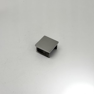 Заглушка FOP-40p.01 для поручня 40*40 с пазом, GRIT 600, нержавейка/полированный