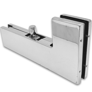 Фитинг угловой, FKF-22 соединительный с осью, нержавейка/полированный